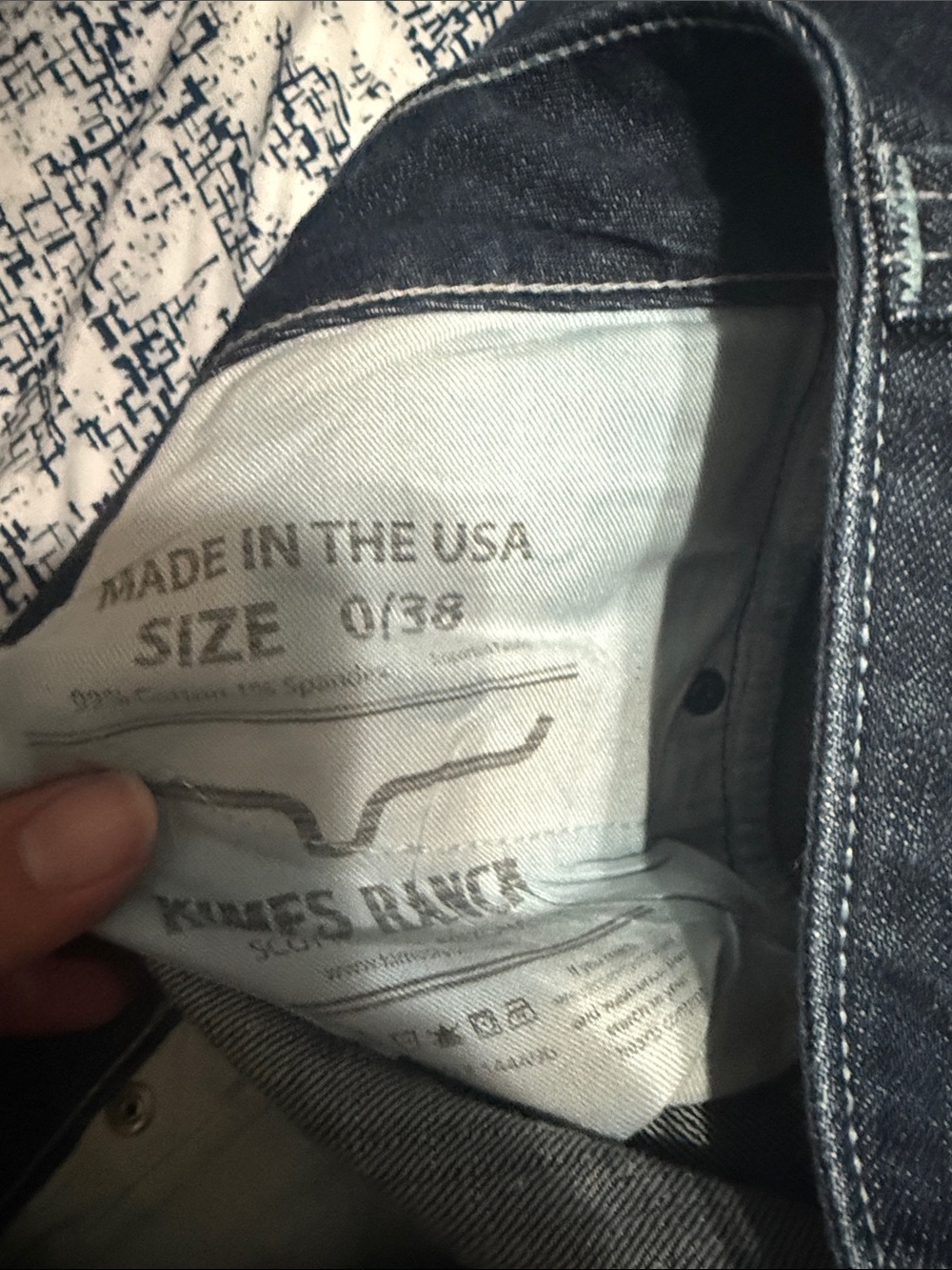Kimes Ranch Dark Blue Flared Jeans 0/38 - Picture 4 of 4